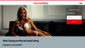 What Marriedaffair.co.uk website looked like in 2023 (This year)