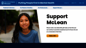 What Mcleanhospital.org website looked like in 2023 (This year)
