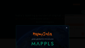 What Mapmyindia.com website looked like in 2023 (This year)