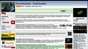 What Mineralienatlas.de website looked like in 2023 (This year)