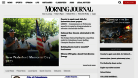 What Morningjournalnews.com website looked like in 2023 (This year)