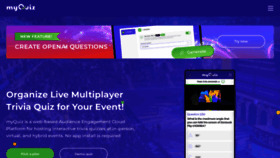 What Myquiz.org website looked like in 2023 (This year)