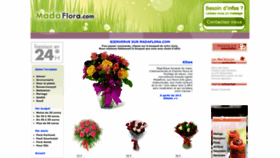 What Madaflora.com website looked like in 2023 (This year)