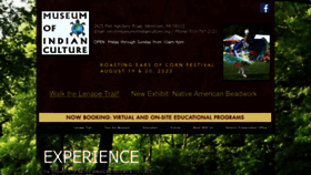 What Museumofindianculture.org website looked like in 2023 (This year)