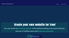 What Madmouseblog.com website looked like in 2023 (This year)