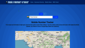 What Mobilenumbertracker.com website looked like in 2023 (This year)