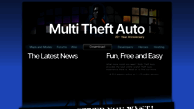 What Multitheftauto.com website looked like in 2023 (2 years ago)