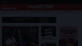 What Marketeer.pt website looked like in 2023 (This year)