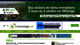 What Mediacongo.net website looked like in 2023 (This year)