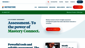 What Masteryconnect.com website looked like in 2023 (This year)