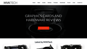 What Mvktech.net website looked like in 2023 (This year)