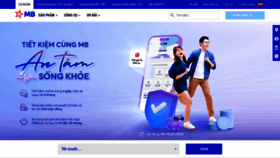 What Mbbank.com.vn website looked like in 2023 (This year)