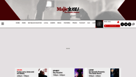What Myhoustonmajic.com website looked like in 2023 (This year)