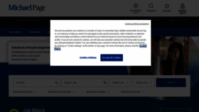 What Michaelpage.co.uk website looked like in 2023 (2 years ago)