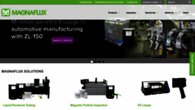 What Magnaflux.com website looked like in 2023 (This year)