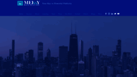 What Mekkymedia.com website looked like in 2023 (This year)