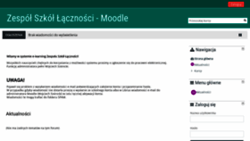 What Moodle.tl.krakow.pl website looked like in 2023 (This year)