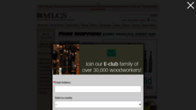 What Mlcswoodworking.com website looked like in 2023 (This year)