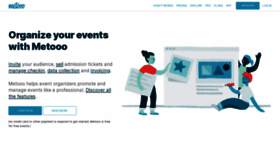 What Metooo.io website looked like in 2023 (This year)