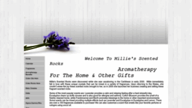 What Milliescentedrocks.com website looked like in 2023 (This year)