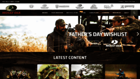What Mossyoak.com website looked like in 2023 (2 years ago)