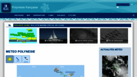 What Meteo.pf website looked like in 2023 (This year)