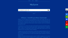 What Mp3juice.cafe website looked like in 2023 (This year)