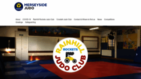 What Merseyside-judo.co.uk website looked like in 2023 (This year)