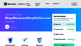 What Megamarijuanashoponline.com website looked like in 2023 (This year)