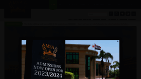 What Msa.edu.eg website looked like in 2023 (This year)