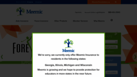 What Meemic.com website looked like in 2023 (This year)