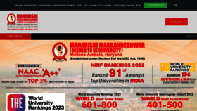 What Mmumullana.org website looked like in 2023 (This year)