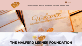 What Malferdlernerfoundation.com website looked like in 2023 (This year)