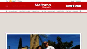 What Mallorcamagazin.com website looked like in 2023 (This year)