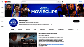 What Movieclips.com website looked like in 2023 (This year)