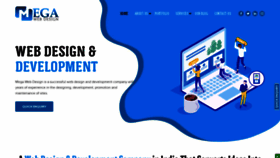 What Megawebdesign.in website looked like in 2023 (This year)