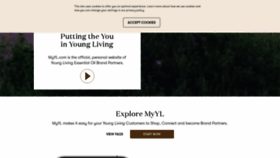 What Myyl.com website looked like in 2023 (2 years ago)