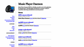What Musicpd.org website looked like in 2023 (This year)