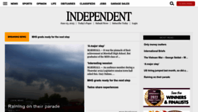What Marshallindependent.com website looked like in 2023 (2 years ago)