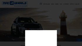 What Mad4wheels.com website looked like in 2023 (This year)