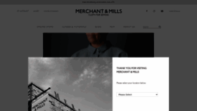 What Merchantandmills.com website looked like in 2023 (This year)