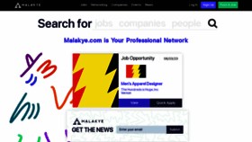What Malakye.com website looked like in 2023 (This year)