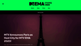 What Mtvema.com website looked like in 2023 (This year)