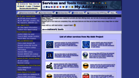 What My-addr.com website looked like in 2023 (This year)