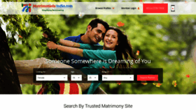 What Matrimonialsindia.com website looked like in 2023 (2 years ago)
