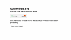 What Mdxers.org website looked like in 2023 (This year)