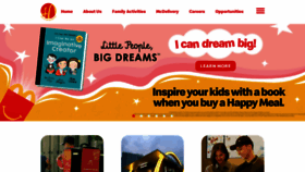 What Mcdonalds.com.ph website looked like in 2023 (This year)