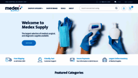 What Medexsupply.com website looked like in 2023 (This year)