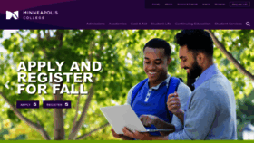 What Minneapolis.edu website looked like in 2023 (This year)