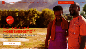 What Metamucil.com website looked like in 2023 (2 years ago)